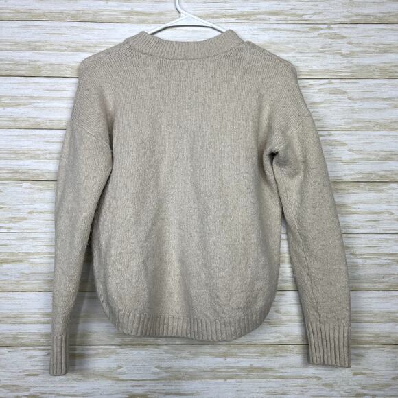 Madewell Birchmont Side-Button Pullover Sweater - Picture 8 of 8